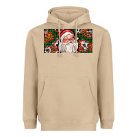 Mushroom christmas with santa Heavyweight Hoodie - AdoDesignShop