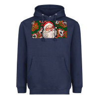 Navy christmas with santa Heavyweight Hoodie - AdoDesignShop