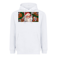 White christmas with santa Heavyweight Hoodie - AdoDesignShop