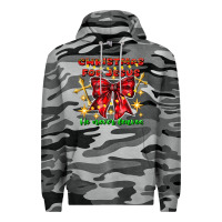 Slate Camo festive christmas message with crosses Premium Hoodie - CowhideDigitalArt