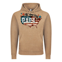 Vintage Coffee all american papa Vintage Hoodie - FaDigitalArtStudio