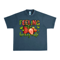 Midnight Navy feeling berry cute strawberry Urban Heavy Tee - Jasminsmagicworld