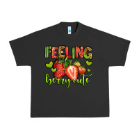 Pigment Black feeling berry cute strawberry Urban Heavy Tee - Jasminsmagicworld
