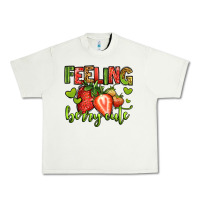 Pistachio feeling berry cute strawberry Urban Heavy Tee - Jasminsmagicworld