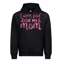 Black i wear pink for my mom Urban Hoodie - JahusDesignShop