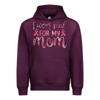 Mauve Wine i wear pink for my mom Urban Hoodie - JahusDesignShop