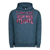 Pigment Midnight Navy i wear pink for my mom Urban Hoodie - JahusDesignShop