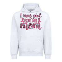 White i wear pink for my mom Urban Hoodie - JahusDesignShop