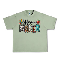 Oil Green difference maker teacher Urban Heavy Tee - OliviaCreatesArt