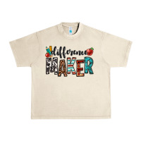 Sandshell difference maker teacher Urban Heavy Tee - OliviaCreatesArt