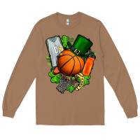 Toasted Coconut St. Patrick's Day Basketball Long Sleeve Tee - FaDigitalArtStudio