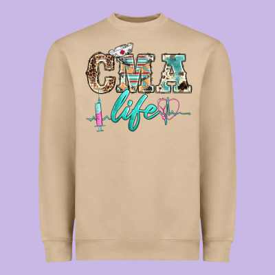 Western Nurse Cma Life Heavyweight Sweatshirt Designed By Barkaloodesign