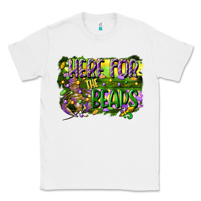 Here For The Beads Classic Tee by CowGirlArtShop | Teevron