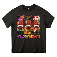 Asphalt happy hallothanksmas football Heavy Core Tee - texasbilliewilder