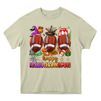 Mossy happy hallothanksmas football Heavy Core Tee - texasbilliewilder