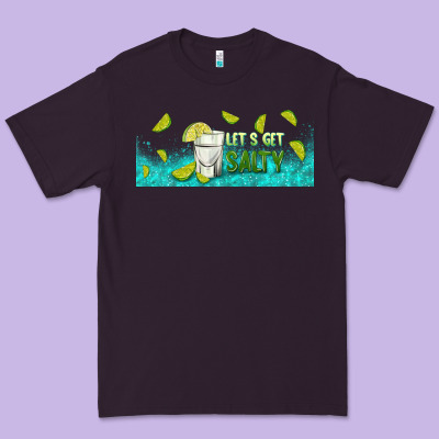 Let's Get Salty With Lime Premium Tee Designed By Tumblerdesignbyshophia