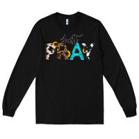 Black Just Pray Long Sleeve Tee - RanaPortraitStore