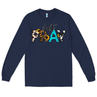 Navy Just Pray Long Sleeve Tee - RanaPortraitStore
