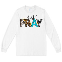 White Just Pray Long Sleeve Tee - RanaPortraitStore