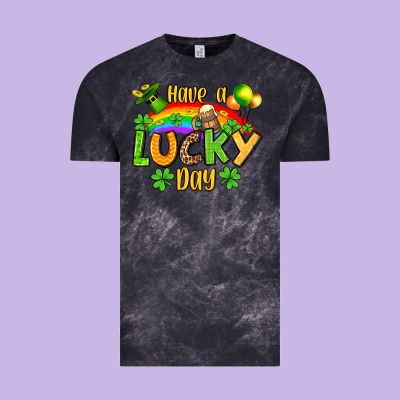 St. Patrick's Have A Lucky Day Vintage Tee Designed By Oliviacreatesart