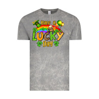 Cloud Rock St. Patrick's Have a lucky day Vintage Tee - OliviaCreatesArt