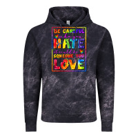 Cloud Black Be careful who you hate it could be someone you Vintage Hoodie - FaDigitalArtStudio