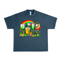 Midnight Navy wine glasses st. patricks Urban Heavy Tee - OliviaCreatesArt