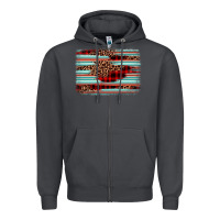 Smoke leopard serape background Zipper Hoodie - BarkalooDesign
