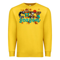 Lemon cozy season with coffee cup Premium Sweatshirt - AdoDesignShop