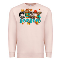 Cozy Season With Coffee Cup Premium Sweatshirt | Teevron