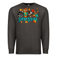 Smoke cozy season with coffee cup Premium Sweatshirt - AdoDesignShop