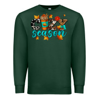 Sports Green cozy season with coffee cup Premium Sweatshirt - AdoDesignShop