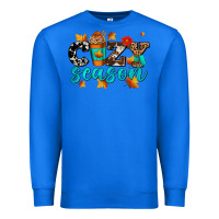 True Royal cozy season with coffee cup Premium Sweatshirt - AdoDesignShop