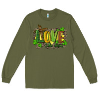 Army Green love like jesus st. patricks Long Sleeve Tee - FaDigitalArtStudio