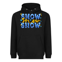 Black snow snow snow with sparkle Heavyweight Hoodie - AdoDesignShop