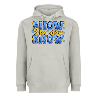 Moon Dust snow snow snow with sparkle Heavyweight Hoodie - AdoDesignShop