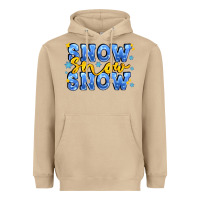Mushroom snow snow snow with sparkle Heavyweight Hoodie - AdoDesignShop