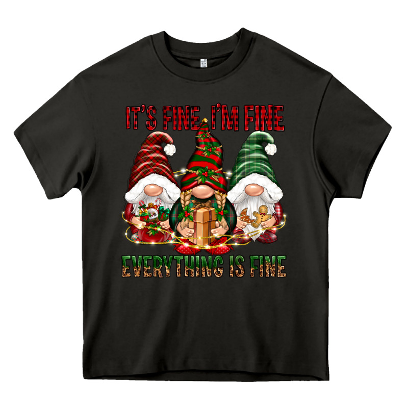 It's Fine I'm Fine Everything Is Fine Heavy Core Tee by NancyCooperArtShop | Teevron