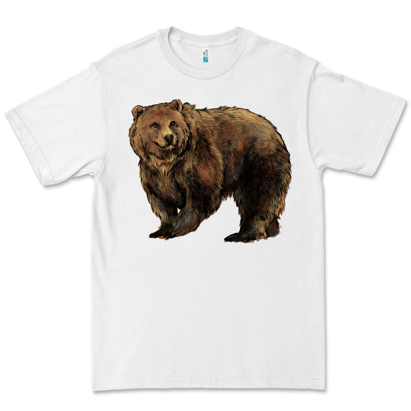 Grizzly Bear Premium Tee by HowdyJamesFarm | Teevron