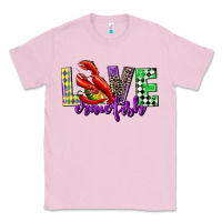 Bubblegum Pink love crawfish mardi gras Classic Tee - CowGirlArtShop