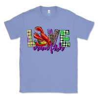 Colony Blue love crawfish mardi gras Classic Tee - CowGirlArtShop