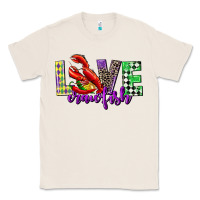 Natural love crawfish mardi gras Classic Tee - CowGirlArtShop