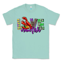 Seafoam love crawfish mardi gras Classic Tee - CowGirlArtShop