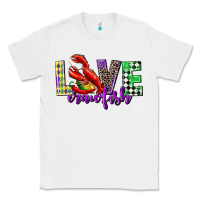 White love crawfish mardi gras Classic Tee - CowGirlArtShop