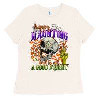 Bone happy haunting and to all a good fright Ladies Tee - CowGirlArtShop