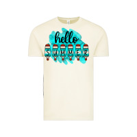 Hello Summer Serape Turquoise Vintage Tee | Teevron