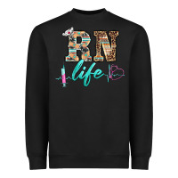 Black western nurse rn  life Heavyweight Sweatshirt - BarkalooDesign