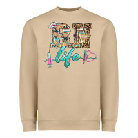 Mushroom western nurse rn  life Heavyweight Sweatshirt - BarkalooDesign