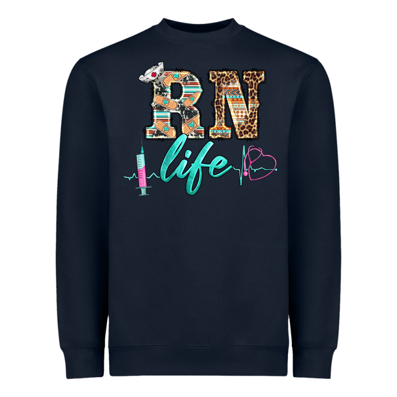 Western Nurse Rn  Life Heavyweight Sweatshirt by BarkalooDesign | Teevron