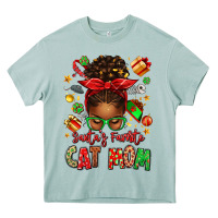 Arona santas favorite cat mom Heavy Core Tee - texasbilliewilder